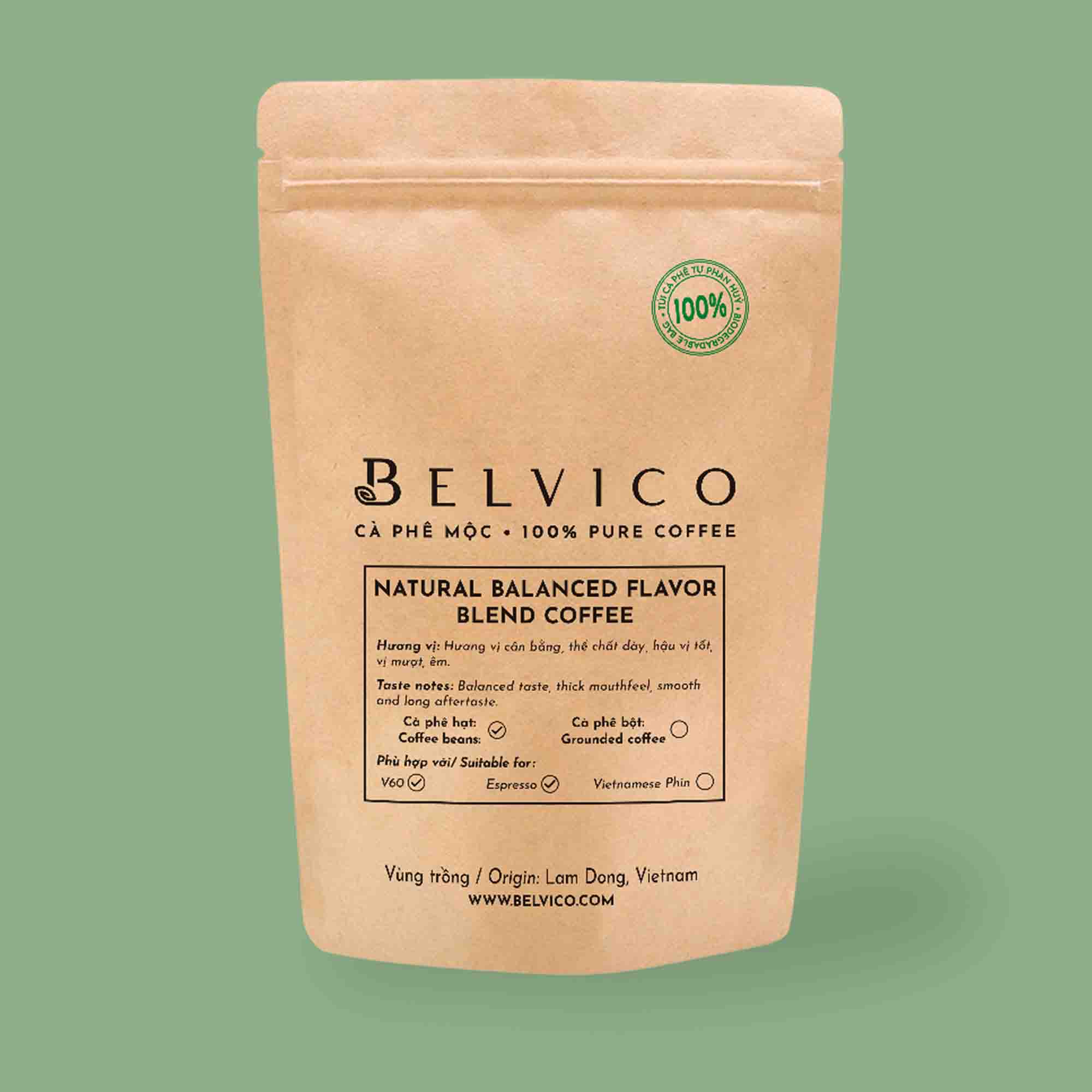 Belvico Coffee Green Blend 500g